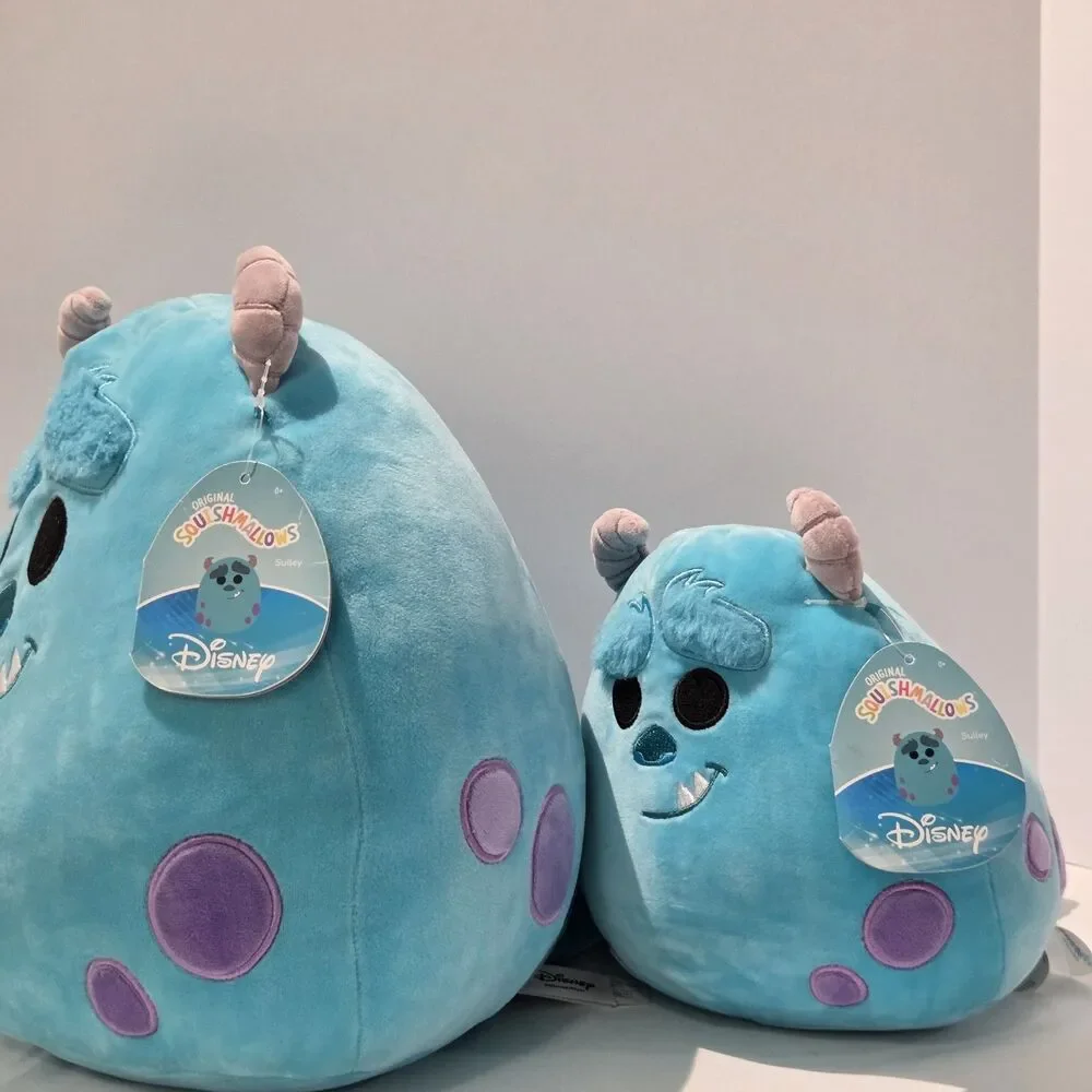 2 Squishmallow Large Small Disney Pixar SULLEY With Tags, Super Cute